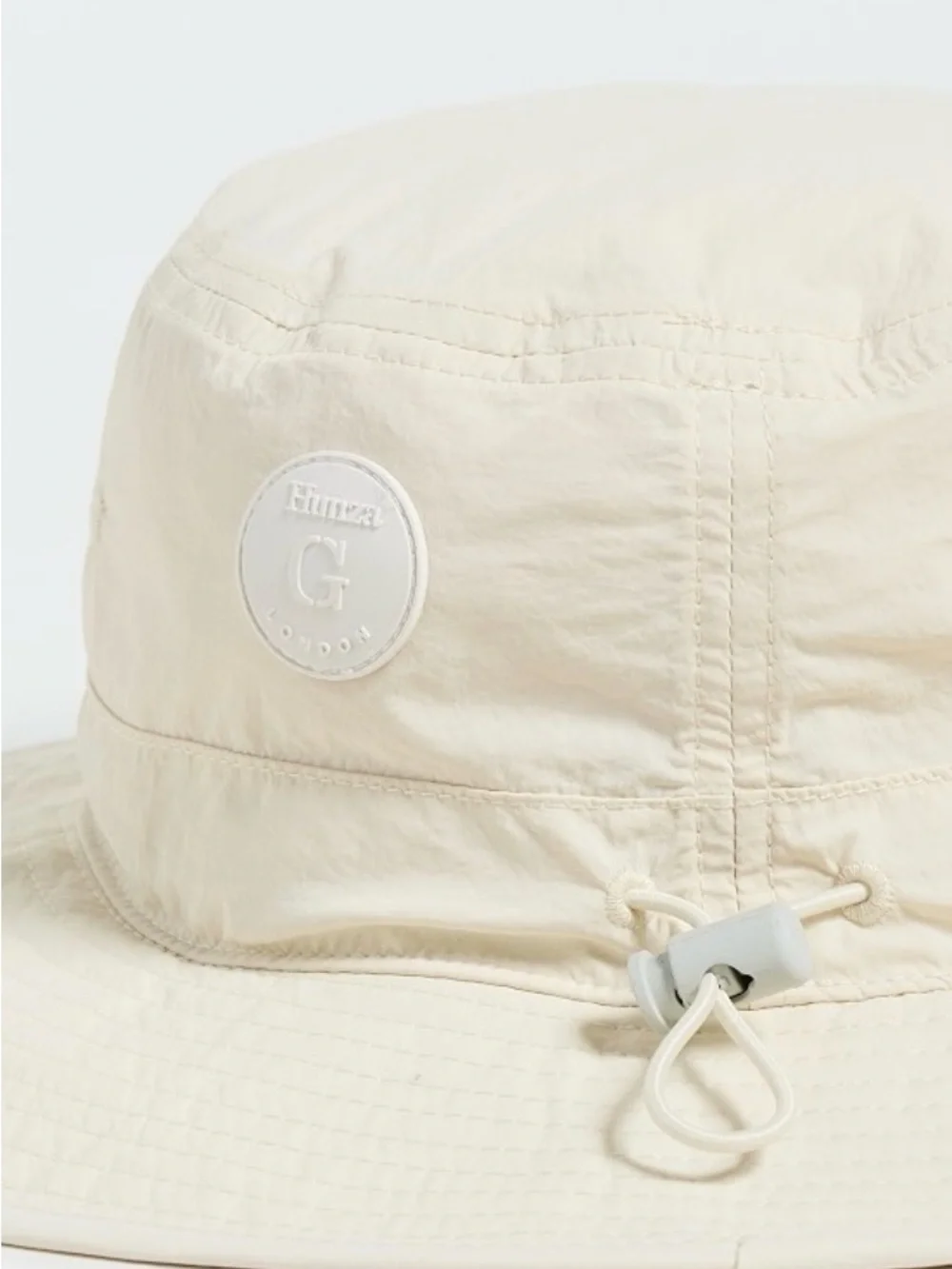Hunza G Wide Brim Sun Hat in Off-White